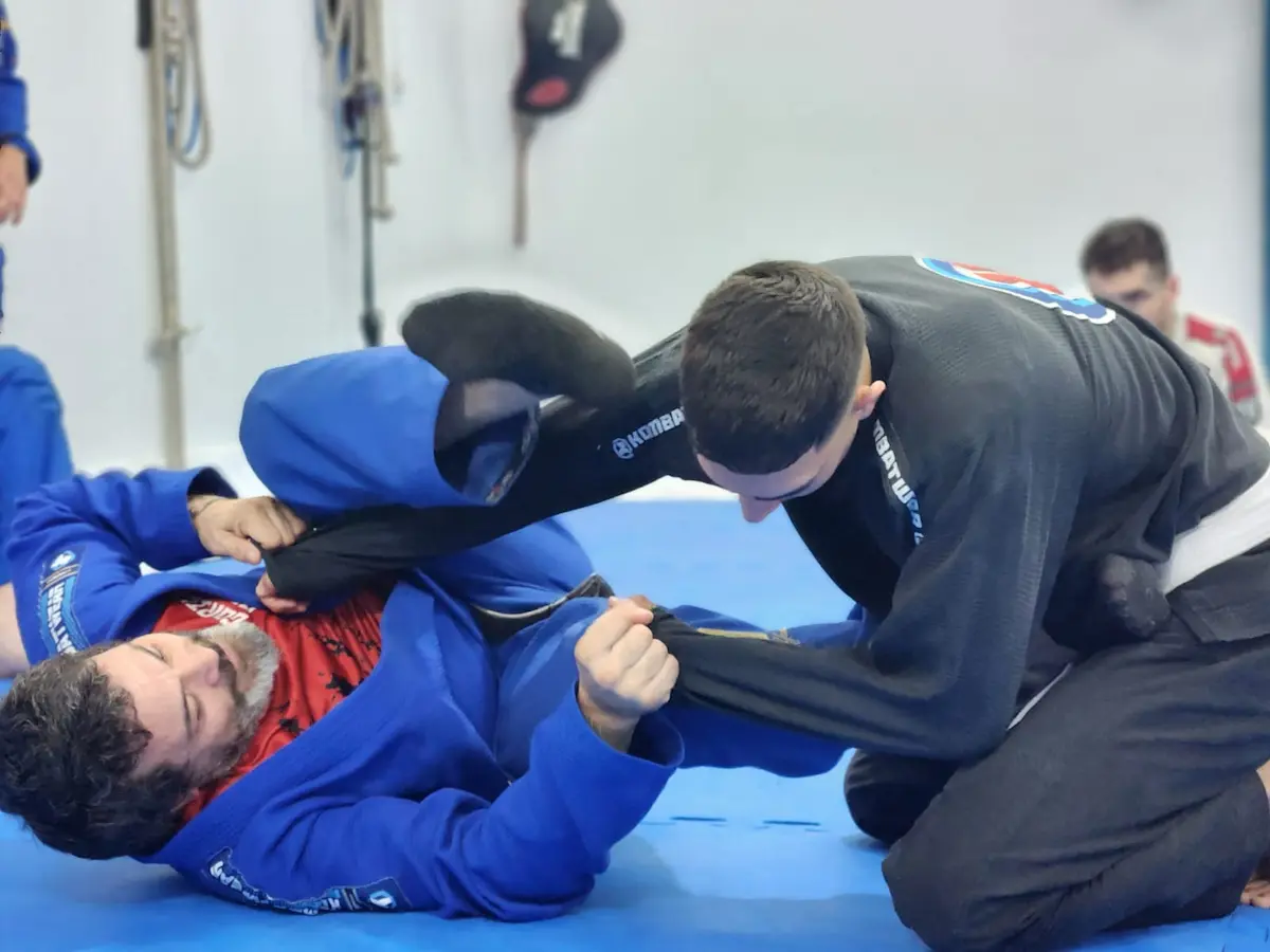 Entrenamiento de jiu jitsu
